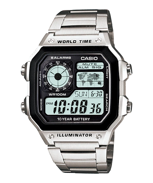 Đồng Hồ Nam Chính Hãng CASIO AE-1200WHD-1AV