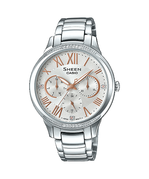 Đồng Hồ Nữ Chính Hãng CASIO SHEEN SHE-3058D-7A