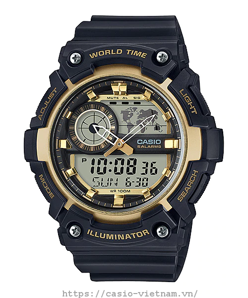 Đồng Hồ Nam Chính Hãng CASIO AEQ-200W-9AV