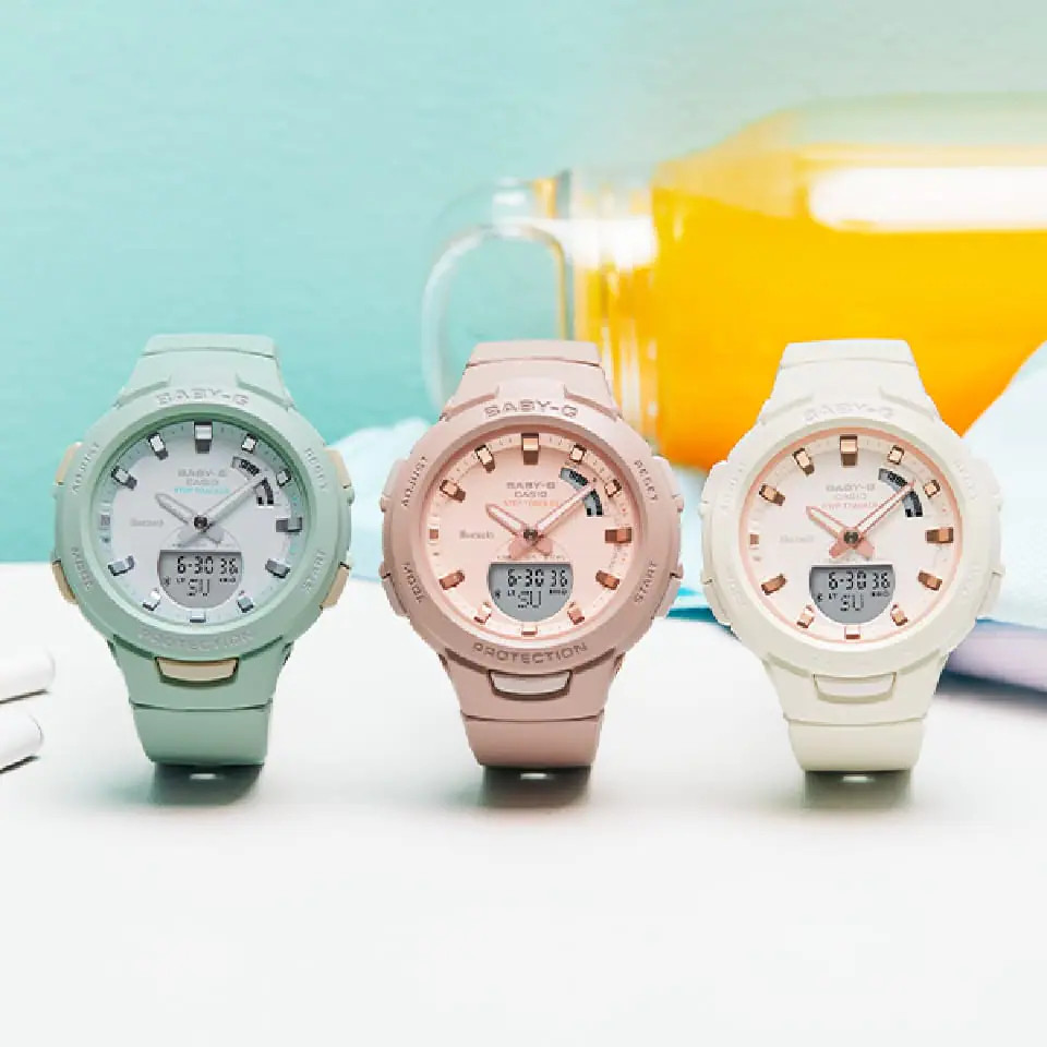 Đồng Hồ Nữ Chính Hãng CASIO BABY-G BSA-B100CS-7A