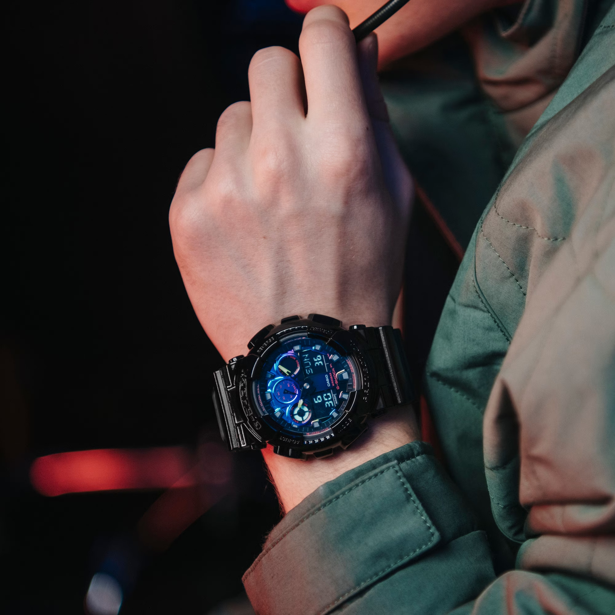 Đồng Hồ Nam Chính Hãng CASIO G-SHOCK GA-100RGB-1A