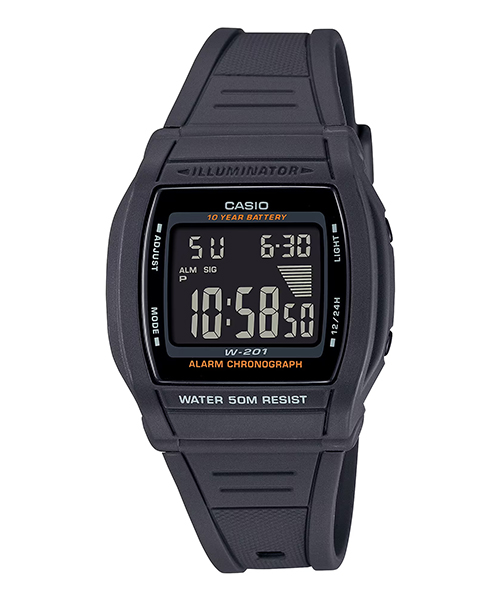 Đồng Hồ Nam Chính Hãng CASIO W-201-1BV