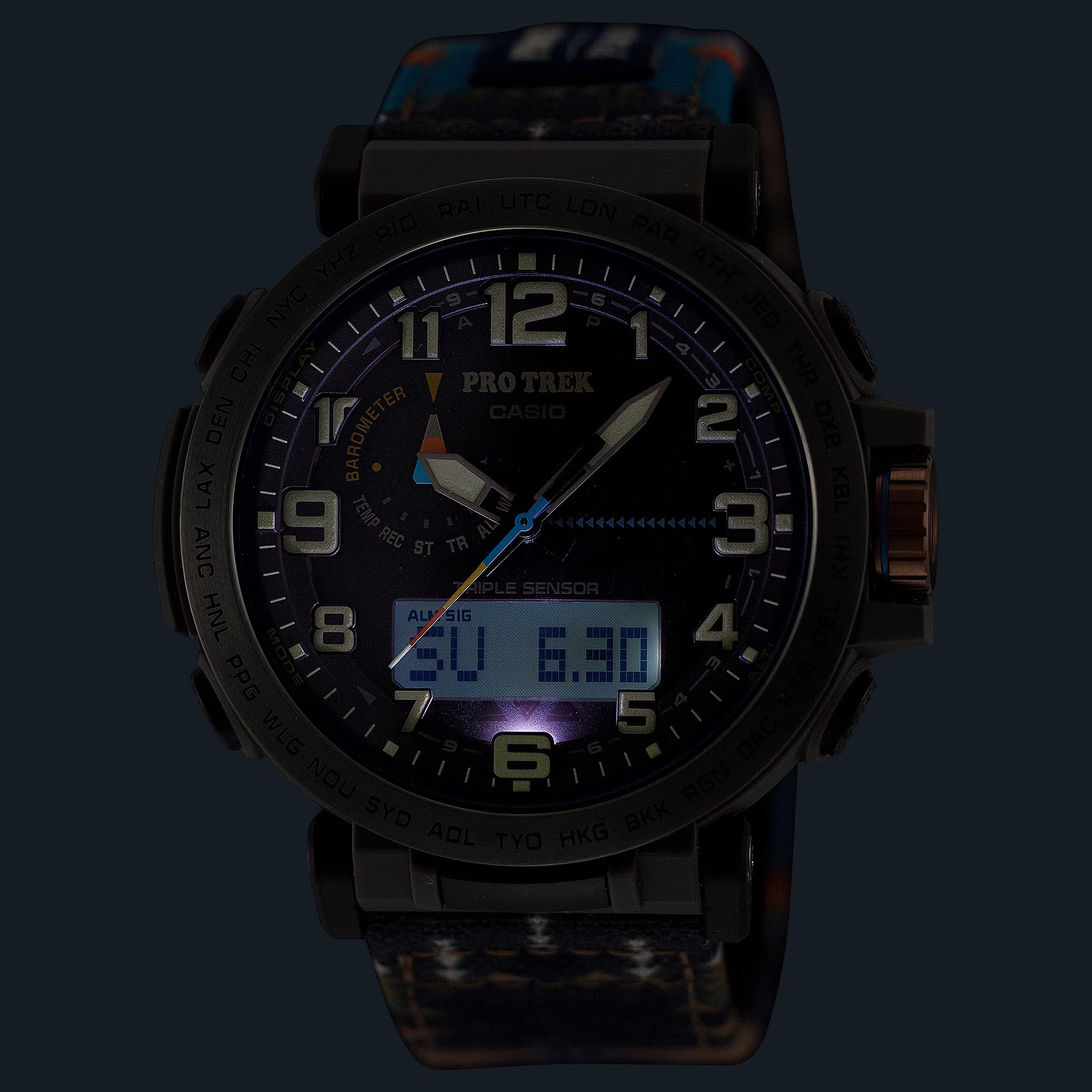 Đồng Hồ Nam Chính Hãng CASIO PRO TREK PRG-601PE-5