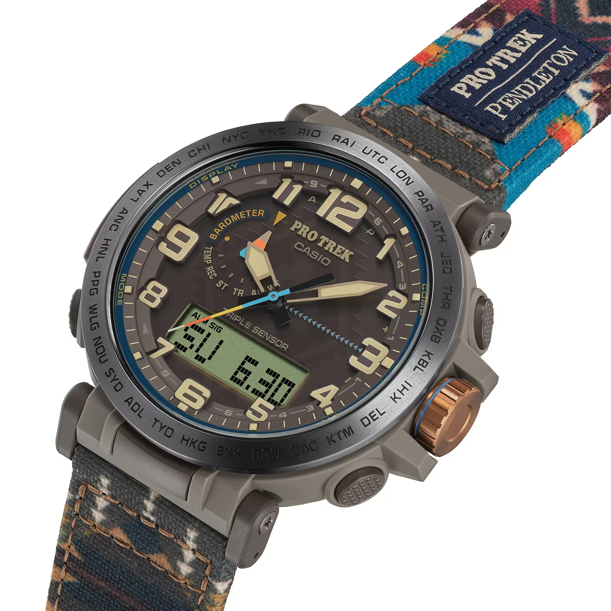 Đồng Hồ Nam Chính Hãng CASIO PRO TREK PRG-601PE-5