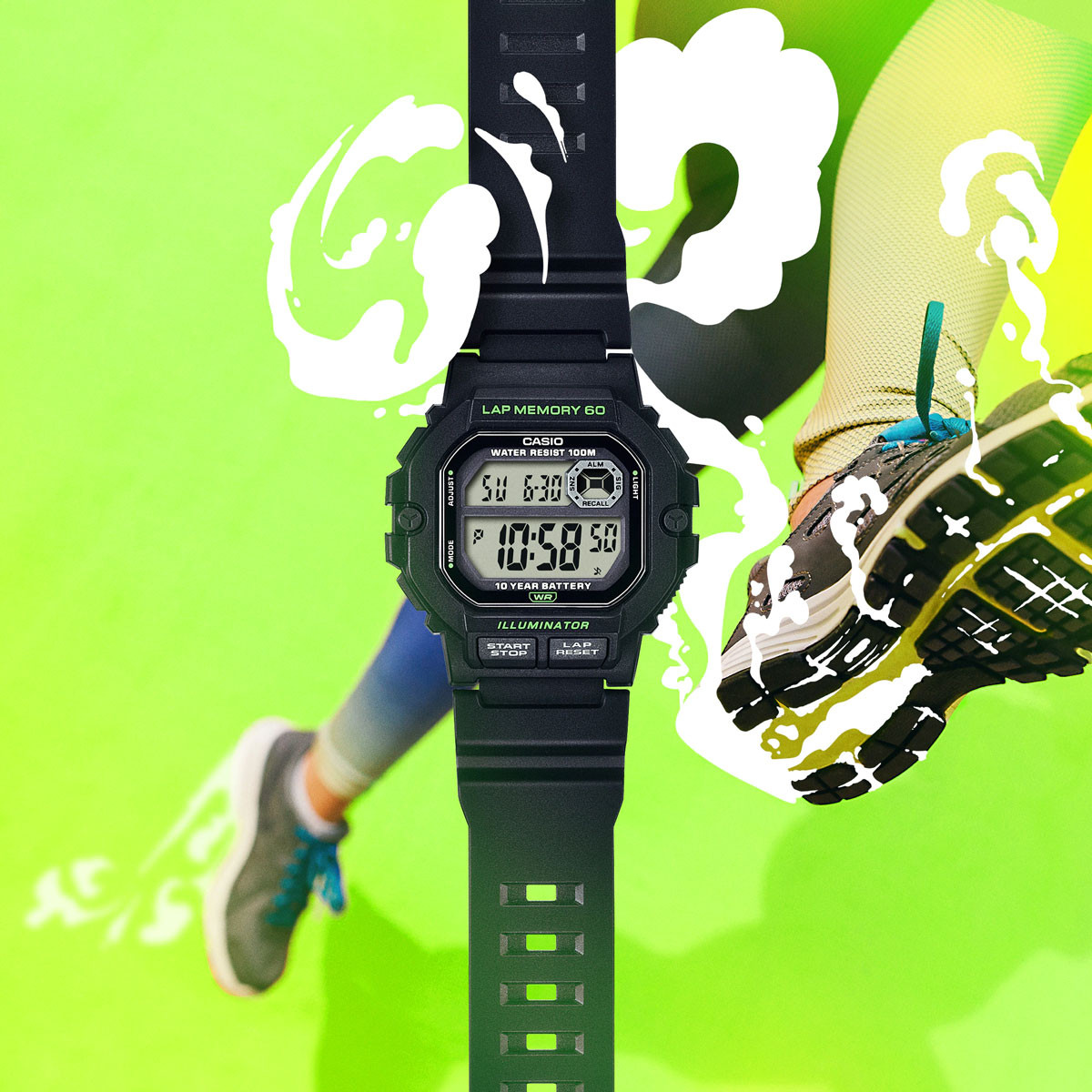Đồng Hồ Nam Chính Hãng CASIO WS-1400H-1A