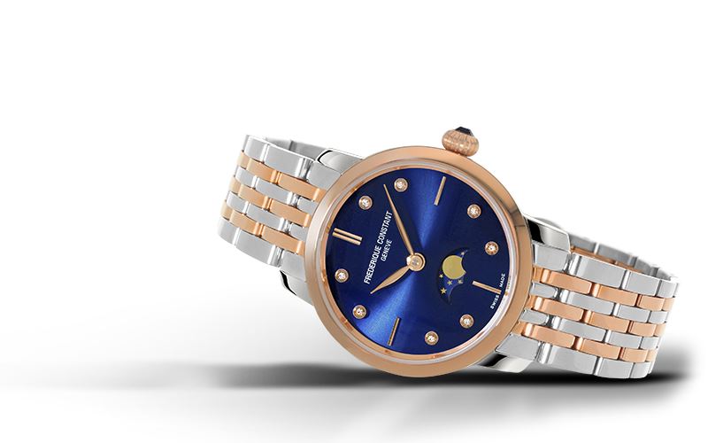 Đồng Hồ Nữ Chính Hãng Frederique Constant Slimline FC-206ND1S2B