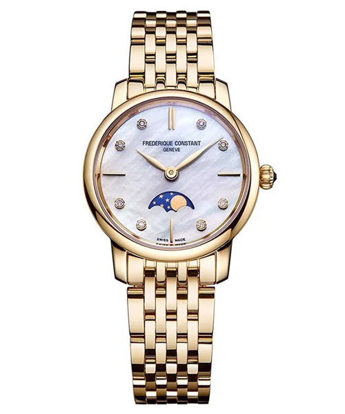 Đồng Hồ Nữ Chính Hãng Frederique Constant Slimline FC-206MPWD1S5B