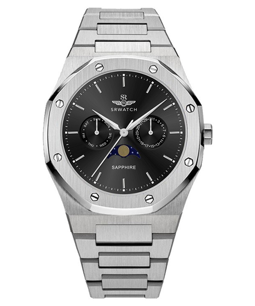 Đồng Hồ Nam Chính Hãng SRWATCH Moon Phase SG60061.1101