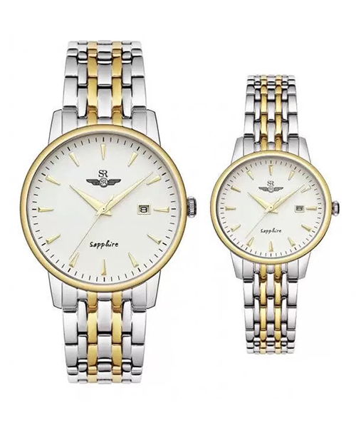 Đồng Hồ Đôi Chính Hãng SRWATCH Timepiece couple TE SR1072.1202TE
