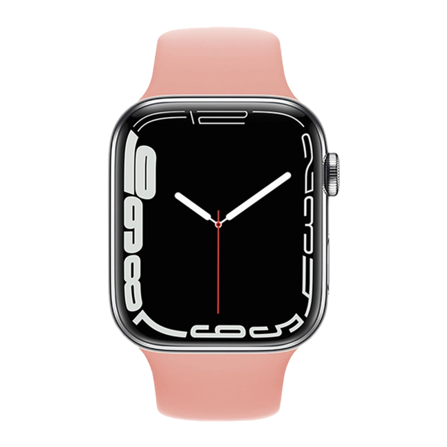 Dây silicone Apple Watch mặt 38 - 41mm ROCKROSE Rough Jade Hồng - Chính hãng VN