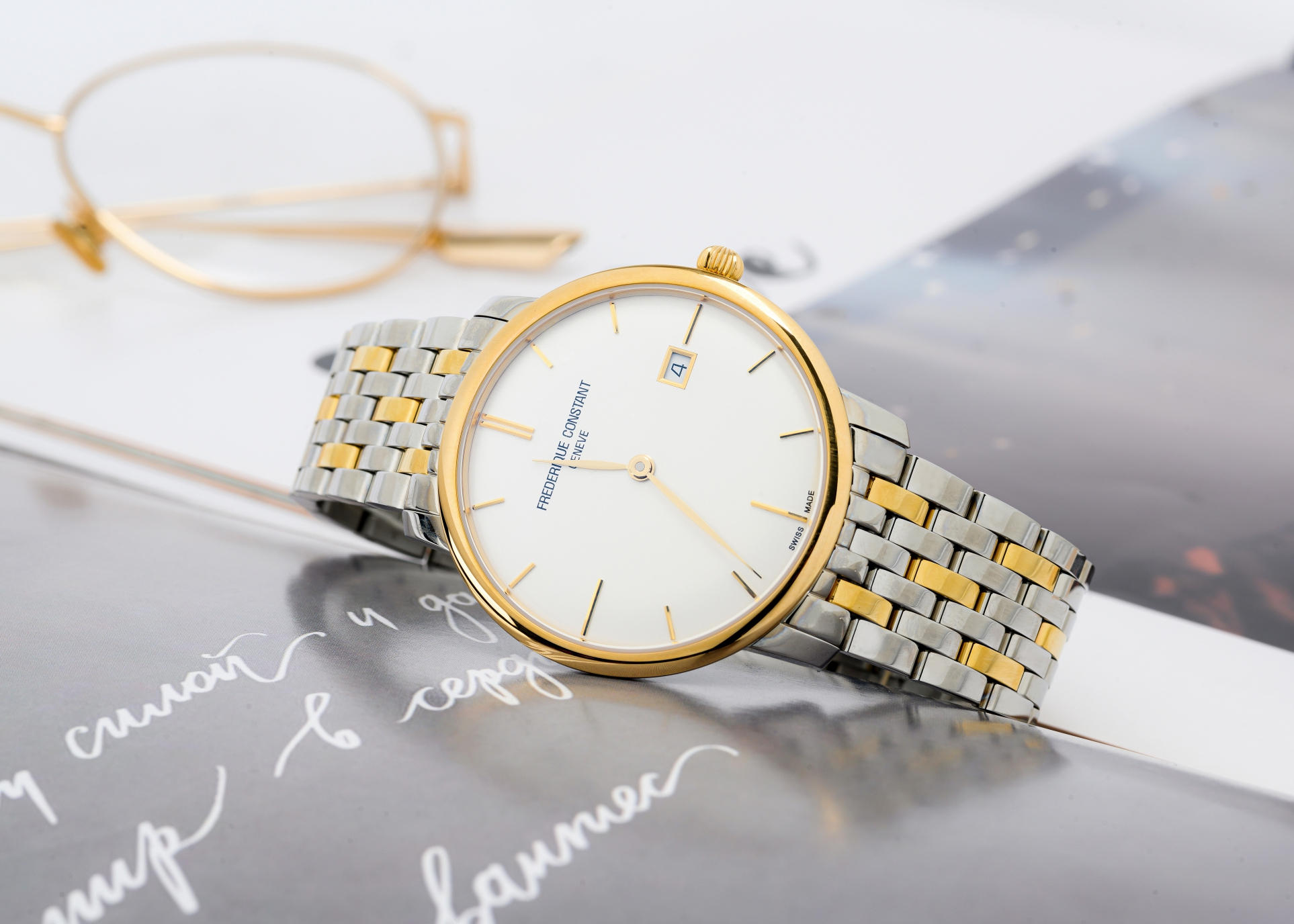 Đồng Hồ Nam Chính Hãng Frederique Constant Slimline FC-306V4S3B2