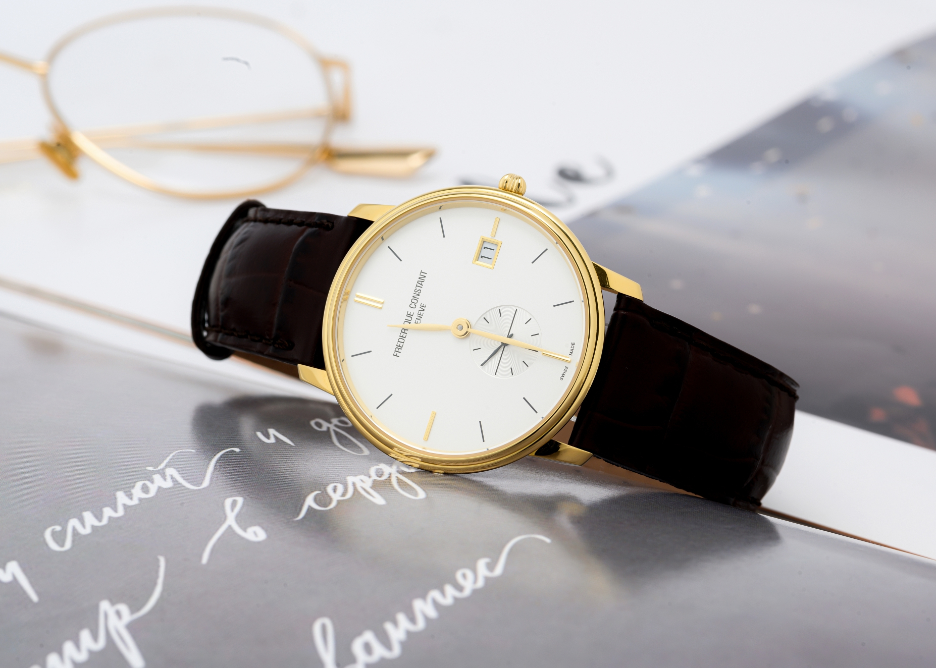 Đồng Hồ Nam Chính Hãng Frederique Constant Slimline FC-245V4S5