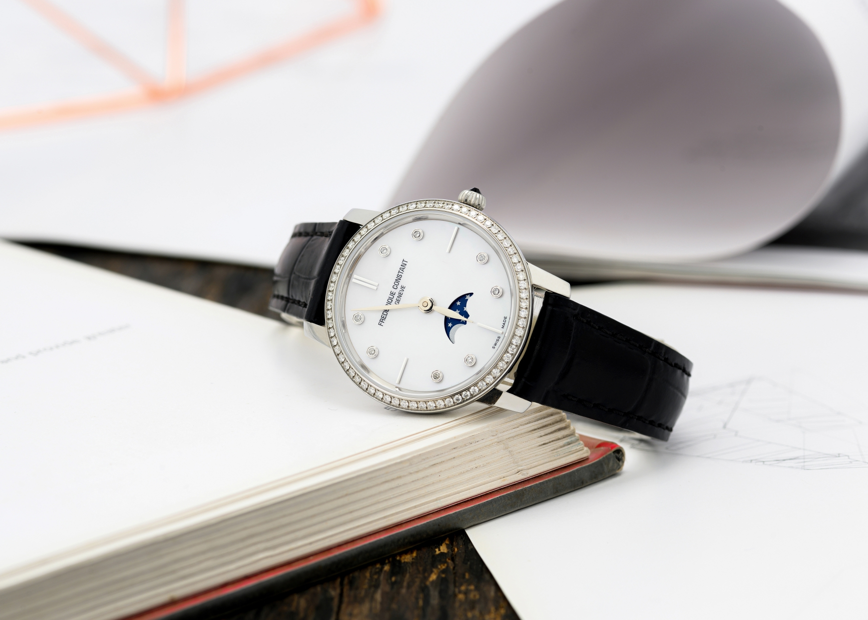 Đồng Hồ Nữ Chính Hãng Frederique Constant Slimline FC-206MPWD1SD6