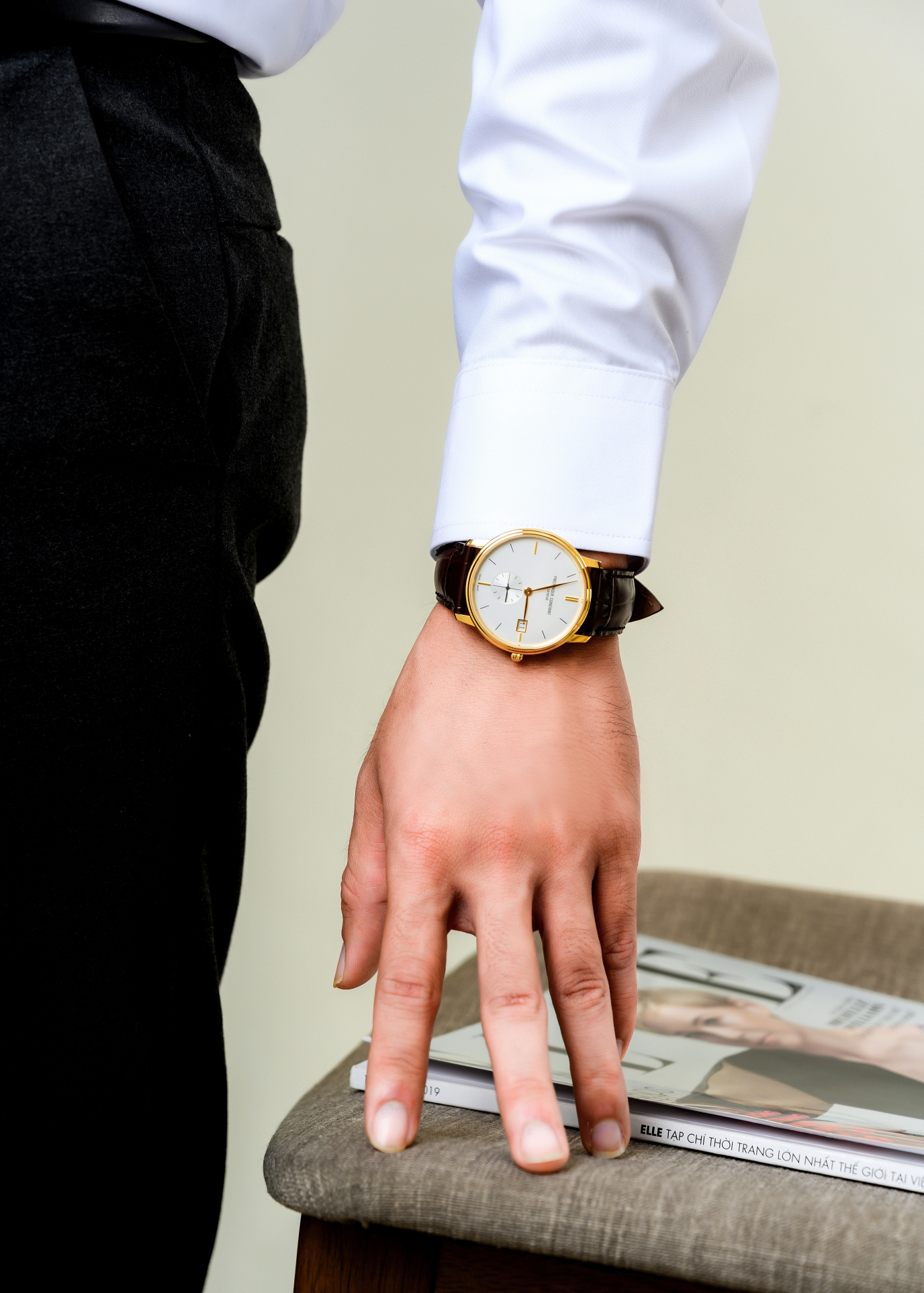 Đồng Hồ Nam Chính Hãng Frederique Constant Slimline FC-245V4S5
