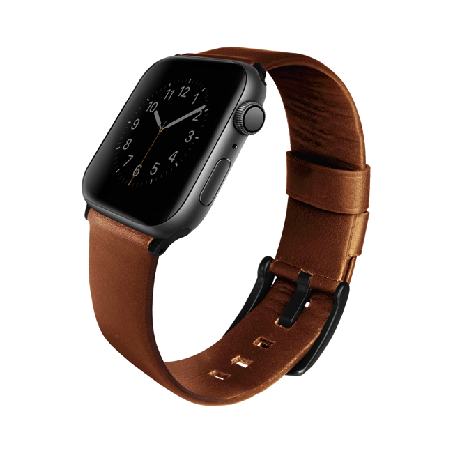 Dây da Apple Watch 44mm UniQ Mondain - Chính hãng VN
