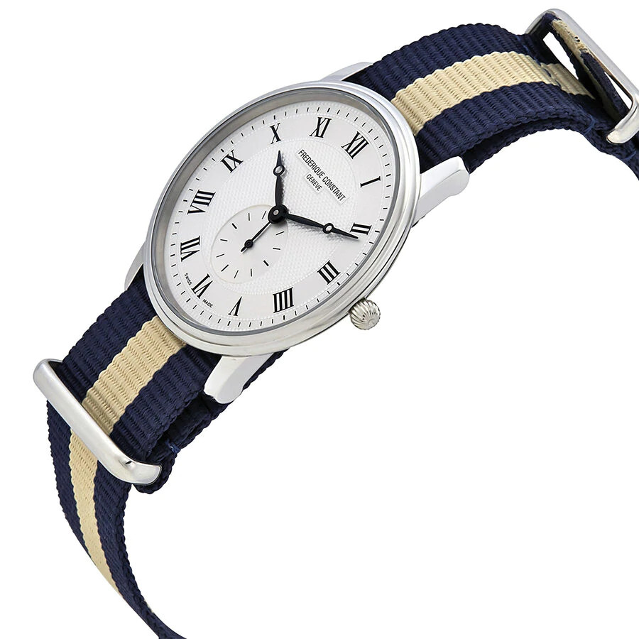 Đồng Hồ Nam Chính Hãng Frederique Constant Slimline FC-235M4S6-NAVY-BEIGE