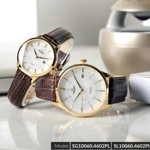 Đồng Hồ Đôi Chính Hãng SRWATCH P-Light SR10060.4602PL