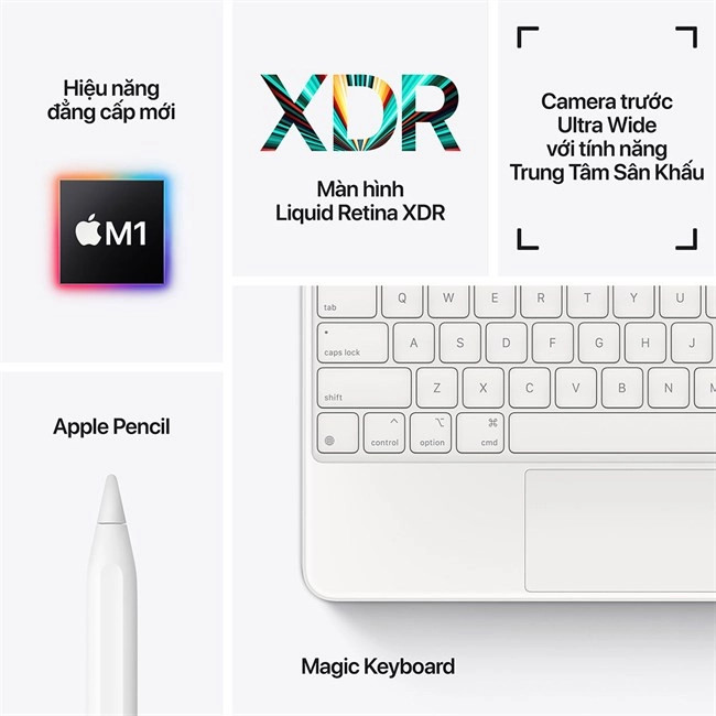 iPad Pro M1 12.9 inch WiFi Cellular 2TB (2021) - Chính hãng VN