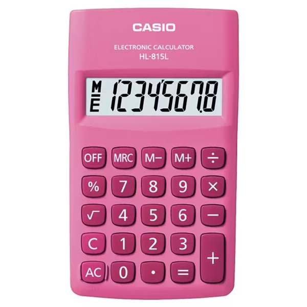 Máy Tính Thực Hành Chính Hãng CASIO HL-815L-BK Hệ Thống Phân