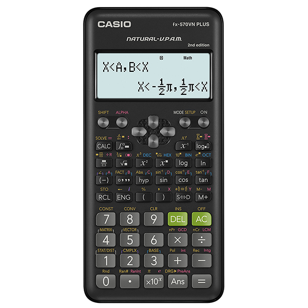 Máy Tính Khoa Học Tiêu Chuẩn Chính Hãng CASIO fx-570VN PLUS-2