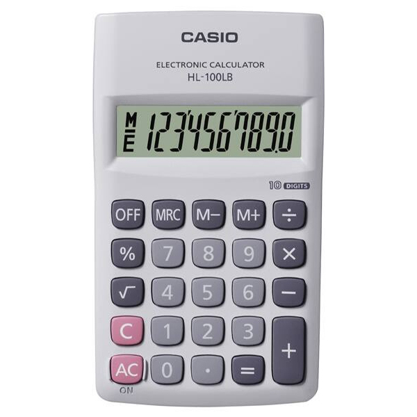 Máy Tính Thực Hành Chính Hãng CASIO HL-100LB