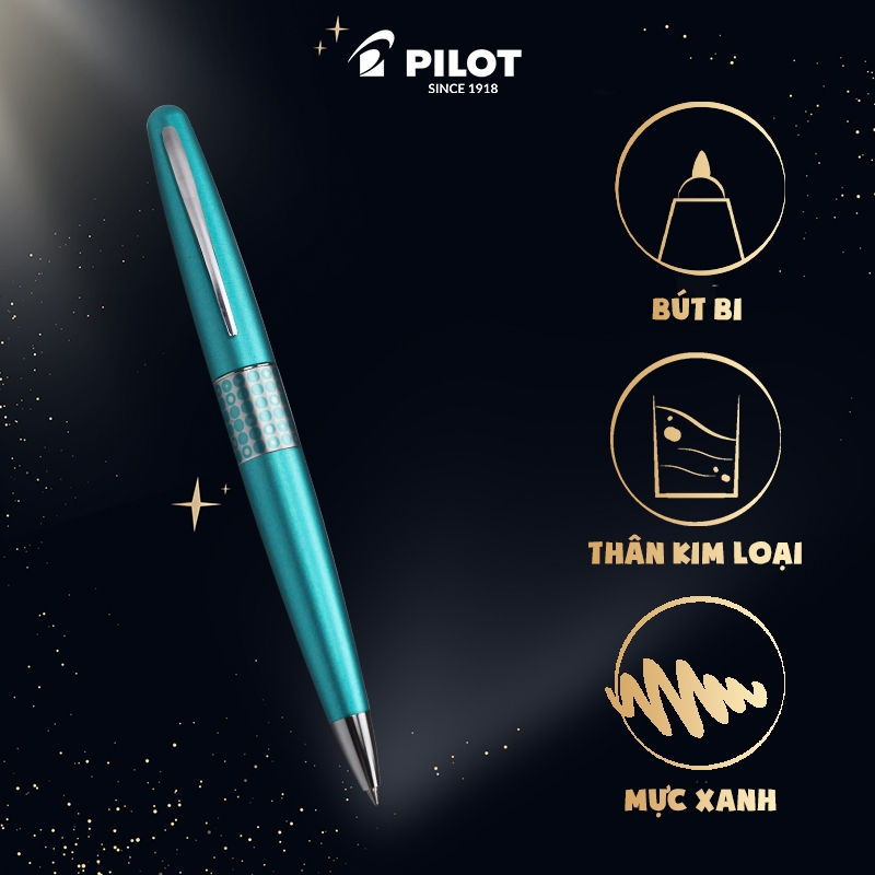 Bút bi ký Pilot Mr3 Retro Pop mực xanh (Thân Dots) BP-MR3-F-DT-L