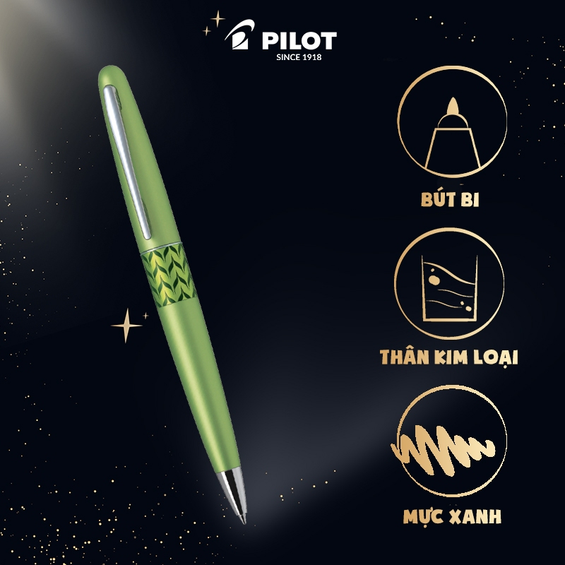 Bút bi ký Pilot mực xanh BP-MR3-M-MB-L - tip 1.0mm chính hãng cao cấp dành cho doanh nhân