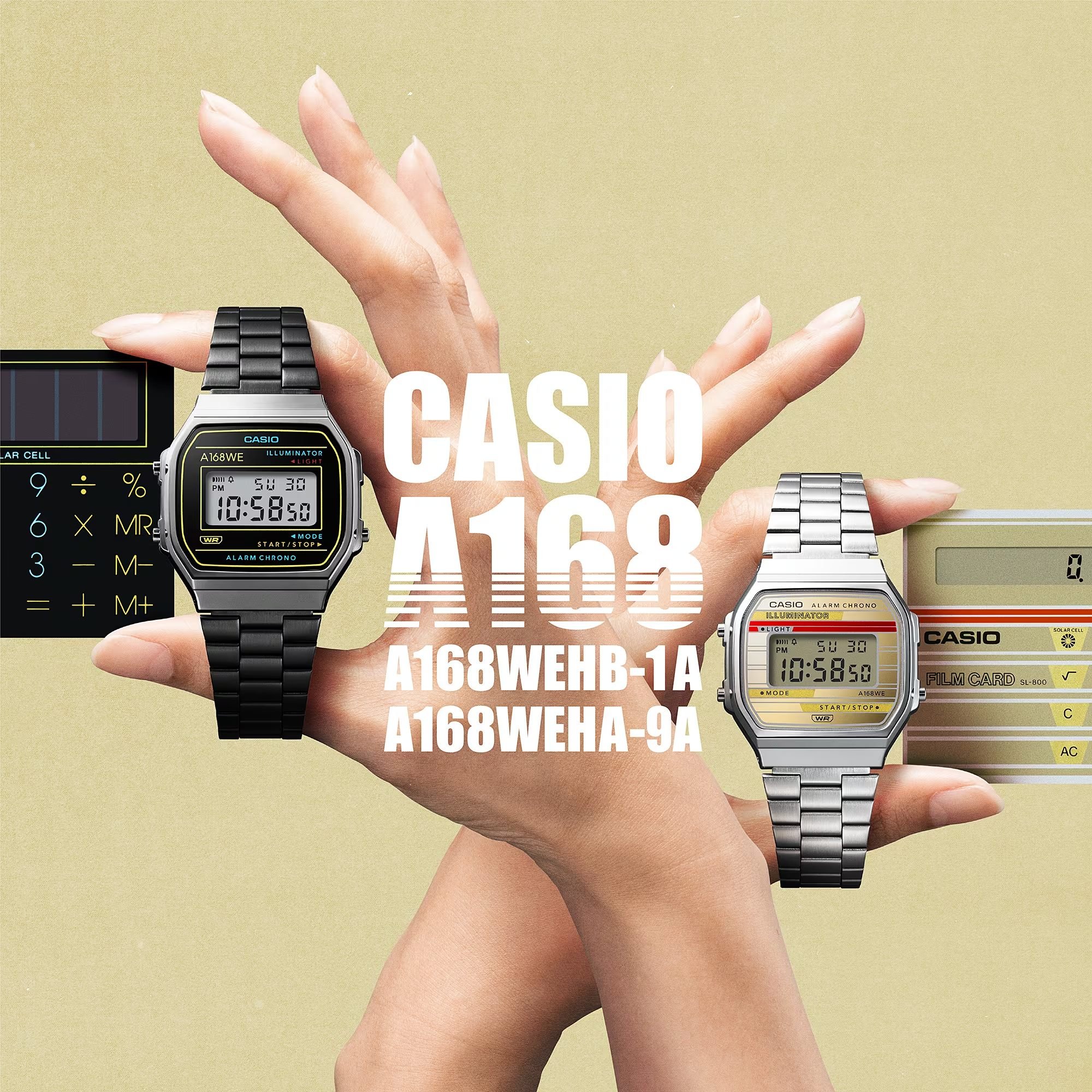 Đồng Hồ Nam Chính Hãng CASIO A168WEHB-1A