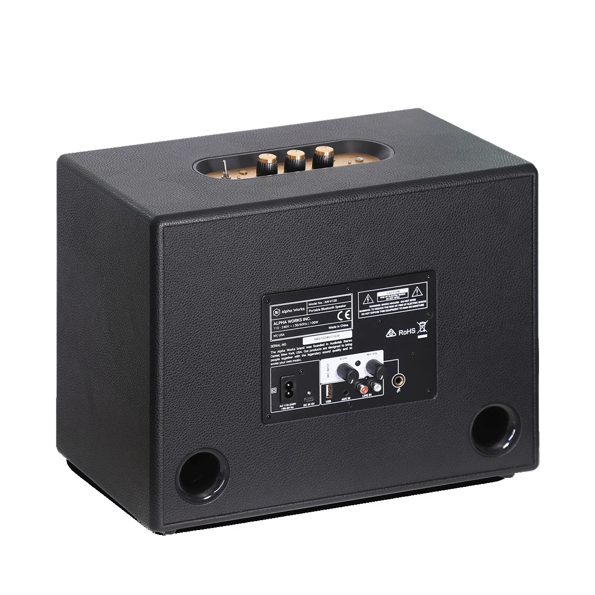 Loa Bluetooth Retro Alpha Works Classic V100 - Chính hãng PGI