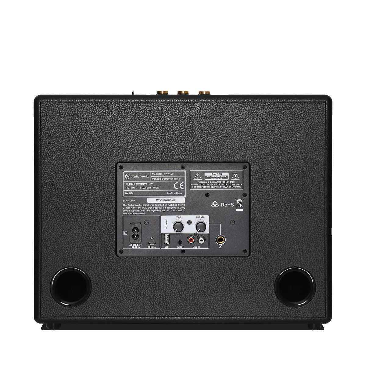 Loa Bluetooth Retro Alpha Works Classic V100 - Chính hãng PGI