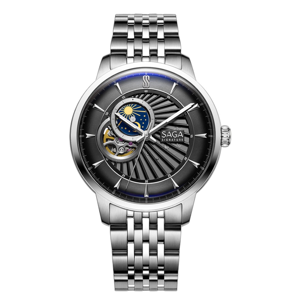 Đồng Hồ Nam Chính Hãng Saga 13702-SVBDSV-3