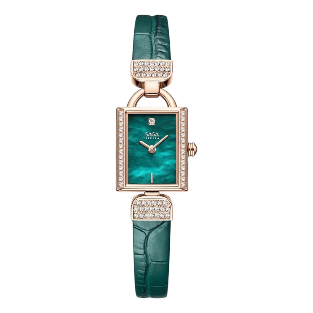 Đồng Hồ Nữ Chính Hãng Saga MOP Diamonds 71936-RGGRGR-2