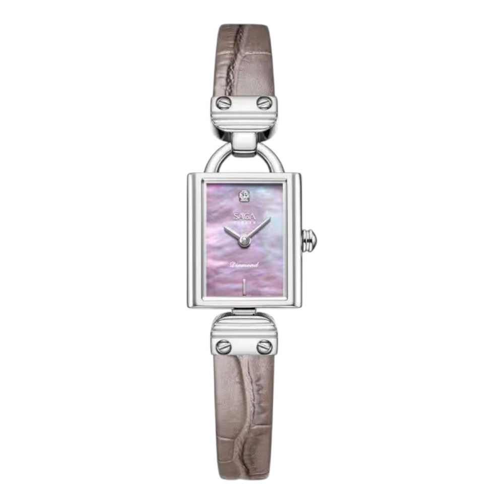 Đồng Hồ Nữ Chính Hãng Saga MOP Diamonds 71936-SVGEGE-2A